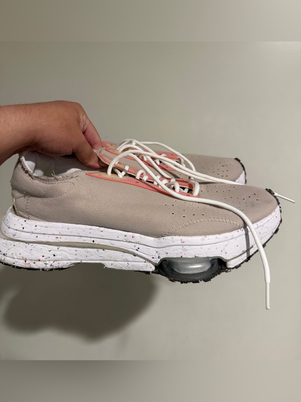 Men’s Nike air zoom type crater cream orange size 9.5
